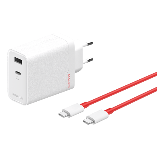 OnePlus SUPERVOOC 120W Dual Ports GaN Power Adapter Kit